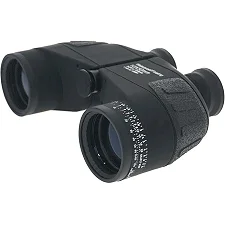 Бинокль COMET W27 (7x50) со встроенной шкалой дальномера waterproof, черный, в чехле