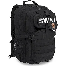 Штурмовой тактический рюкзак SILVER KNIGHT SWAT-3P 40x23x18см 16л (Черный)