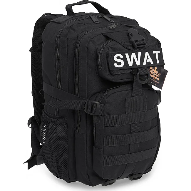 Штурмовий тактичний рюкзак SILVER KNIGHT SWAT-3P 40x23x18см 16л (Чорний)