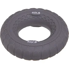 Кистевой эспандер кольцо JELLO FI-3813 1шт ø7см нагрузка 9-23кг (Серый)