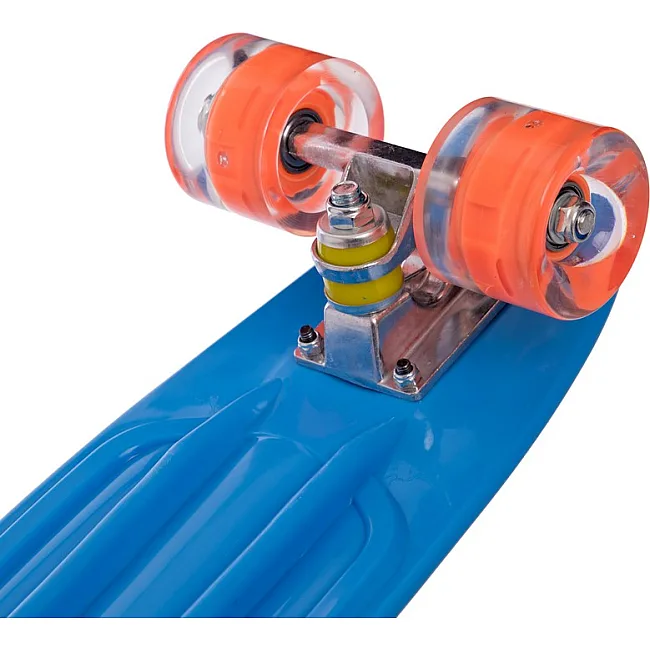 Пенни борд Penny Board круизер пластиковый со светящимися колесами 22