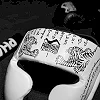 Боксерский шлем Phantom Muay Thai Full Face White (капа в комплекте)
