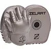 Мини-лапа боксерская изогнутая тренировочная PU ZELART BO-1418 20x17x3см 2штуки (Серебряный)