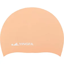 Шапочка для бассейна силиконовая для взрослых YINGFA C0081 (Оранжевый)