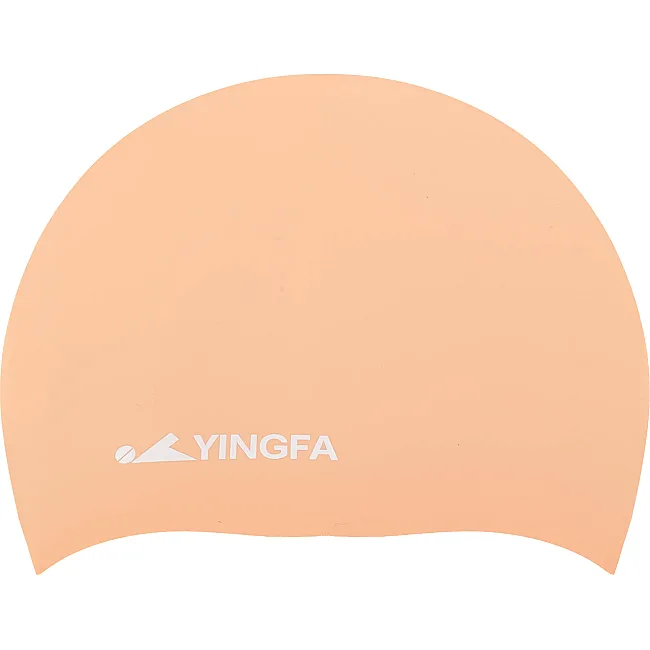 Шапочка для бассейна силиконовая для взрослых YINGFA C0081 (Оранжевый)