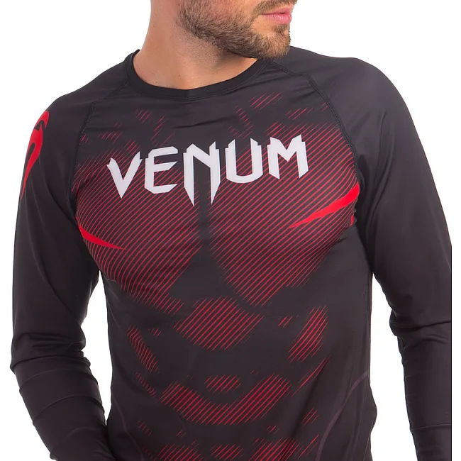 Костюм компрессионный мужской рашгард лонгслив и штаны VENUM
 CO-8136-8236 (Черный-коричневый)