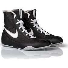 Боксерки для бокса NIKE Machomai 2.0 Black White-Wolf Grey