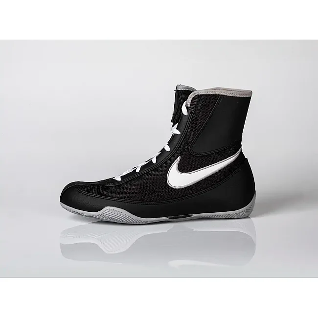 Боксерки для бокса NIKE Machomai 2.0 Black White-Wolf Grey