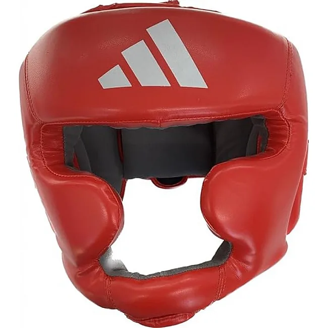 Боксерский шлем ADIDAS Speed Super Pro (красный/серебро, ADISBHG041)