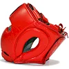 Боксерский шлем без подбородка THOR 716 PU / красный