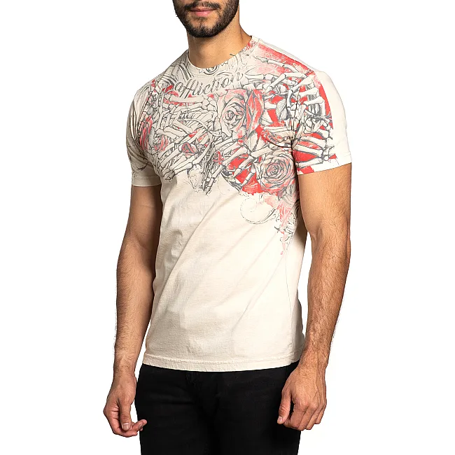 Футболка AFFLICTION Everlasting A24338 Sand Lava Wash