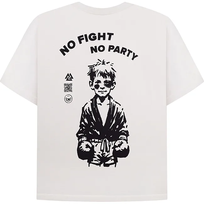 Футболка мужская PERESVIT No Fight No Party White