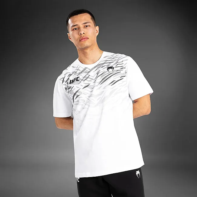 Футболка мужская UFC VENUM Fight Night 4.0 REPLICA Mens White
