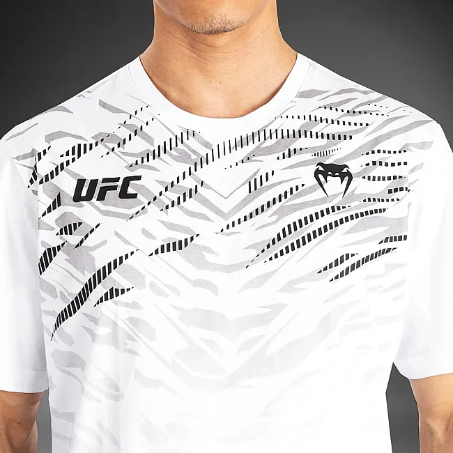 Футболка мужская UFC VENUM Fight Night 4.0 REPLICA Mens White