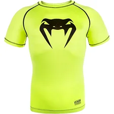 Компресійна футболка VENUM Contender 3.0s Short Sleeve Yellow/Black