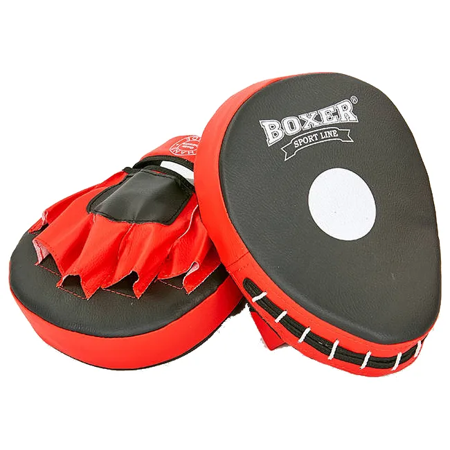 Лапи боксерські гнуті Boxer (шкірвініл)
