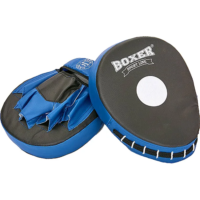 Лапи боксерські гнуті Boxer (шкірвініл)