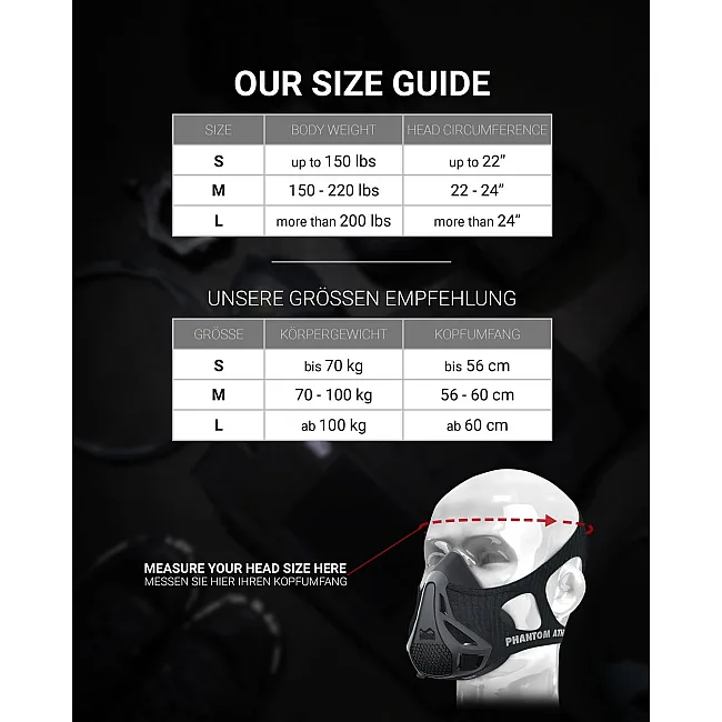 Маска для бігу PHANTOM Training Mask Black
