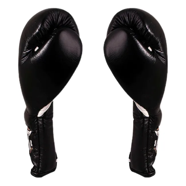 Перчатки для бокса CLETO REYES Leather with Lace Black