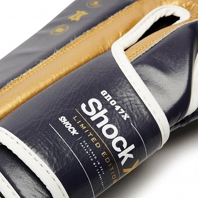 Перчатки для бокса LEONE Shock X Blue