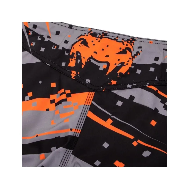 Шорты для ММА VENUM Pixel Black Orange