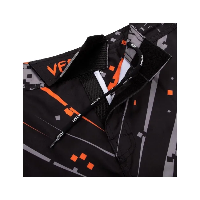 Шорты для ММА VENUM Pixel Black Orange