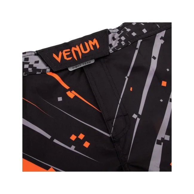 Шорты для ММА VENUM Pixel Black Orange