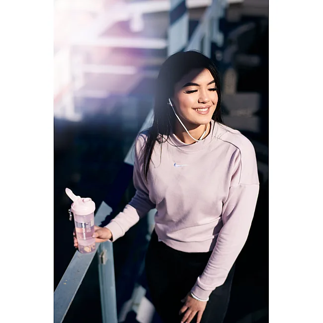 Спортивный шейкер SMARTSHAKE Slim 500мл Cotton Pink (Light Lavender)