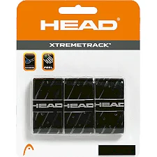 Обмотки на ручку ракетки Head Xtreme Track Overwrap, dozen black 3 шт