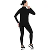 Спортивна жіноча кофта на блискавці флісова JOMA EXPLORER 902909-100 (Чорний)