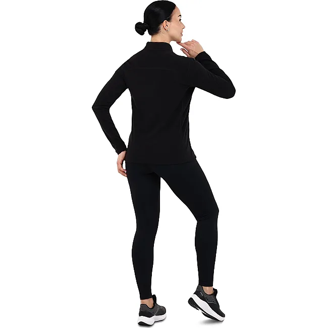 Спортивна жіноча кофта на блискавці флісова JOMA EXPLORER 902909-100 (Чорний)