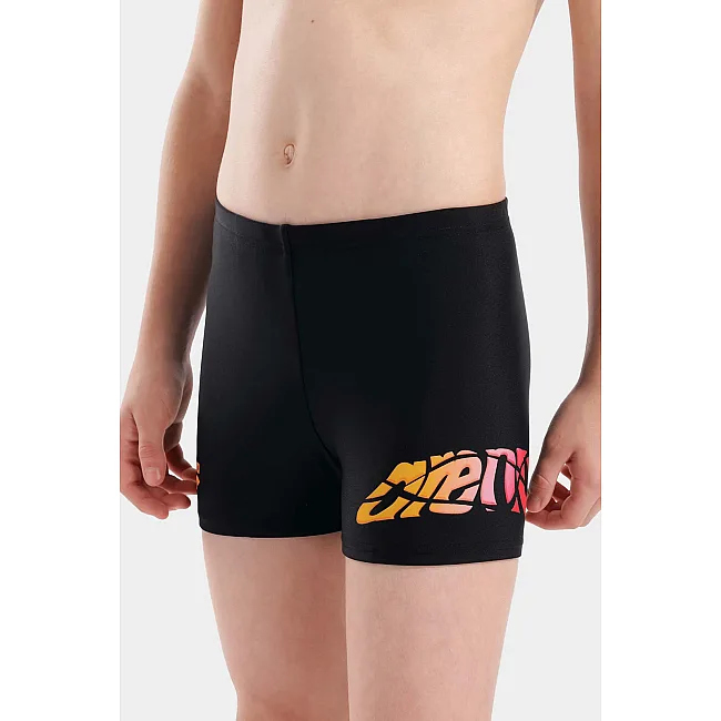 Плавки для мальчиков Arena LETTERING SWIM SHORT черный (для детей)