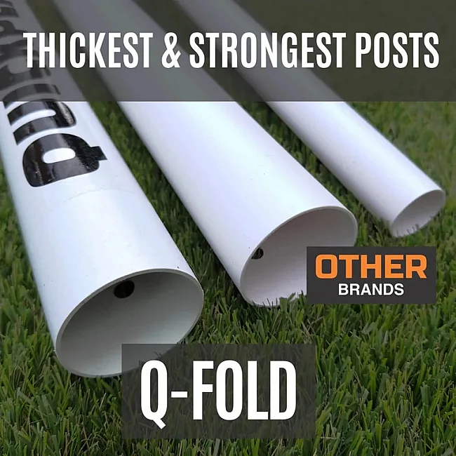Ворота футбольные QUICKPLAY Q-FOLD 500 x 200 см, белые