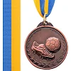 Медаль спортивная с лентой тематическая SP-SPORT Футбол C-7011 (Бронзовый)