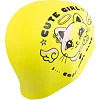 Двухсторонняя шапочка для плавания силиконовая для взрослых MADWAVE Cuties reversible M055432 (Фиолетовый-салатовый)