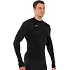 Термофутболка з довгим рукавом для активного спорту чоловіча JOMA BRAMA CLASSIC 101650-100 (Чорний)