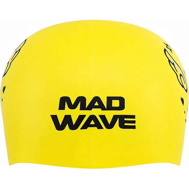 Двухсторонняя шапочка для плавания силиконовая для взрослых MADWAVE Cuties reversible M055432 (Фиолетовый-салатовый)