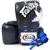 Боксерські рукавиці Fairtex BGV1 Nation Print Blue (бинти в комплекті)