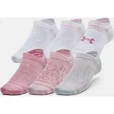 Шкарпетки UNDER ARMOUR Essential No Show 6pk рожевий
