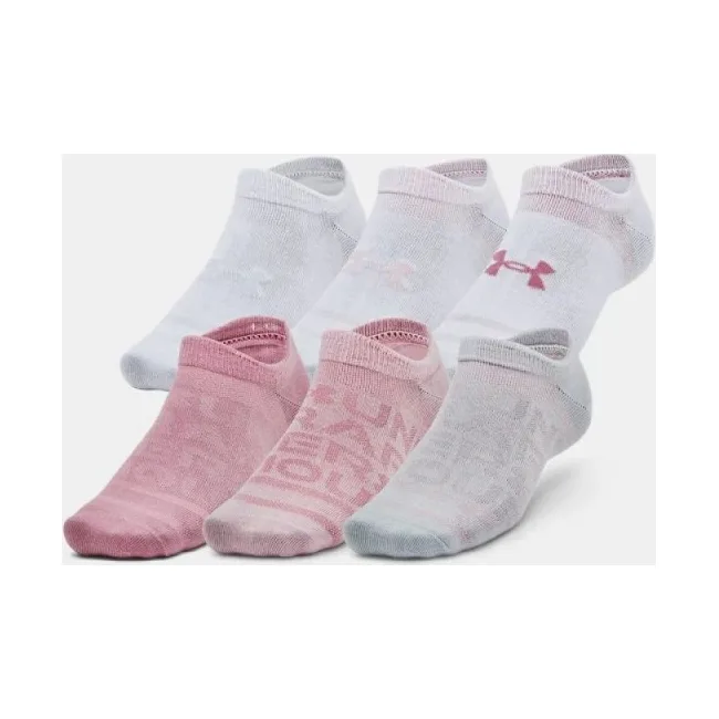Шкарпетки UNDER ARMOUR Essential No Show 6pk рожевий