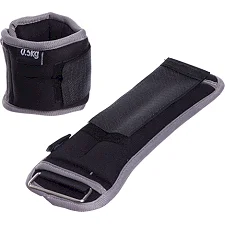 Утяжелители для ног и рук SP-SPORT FI-130 см2-1 2x0,5кг (Черный-серый)