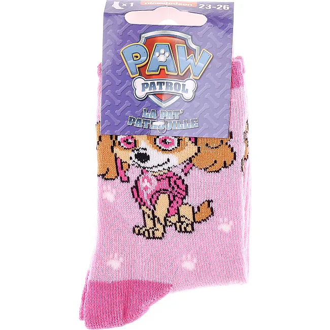 Носки PAW PATROL STELLA + ALL OVER EMPREINTE детские, арт.43891347-7
