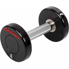 Гантель профессиональная с полиуретановым покрытием LIFE FITNESS SC-80081-4 1шт 4кг