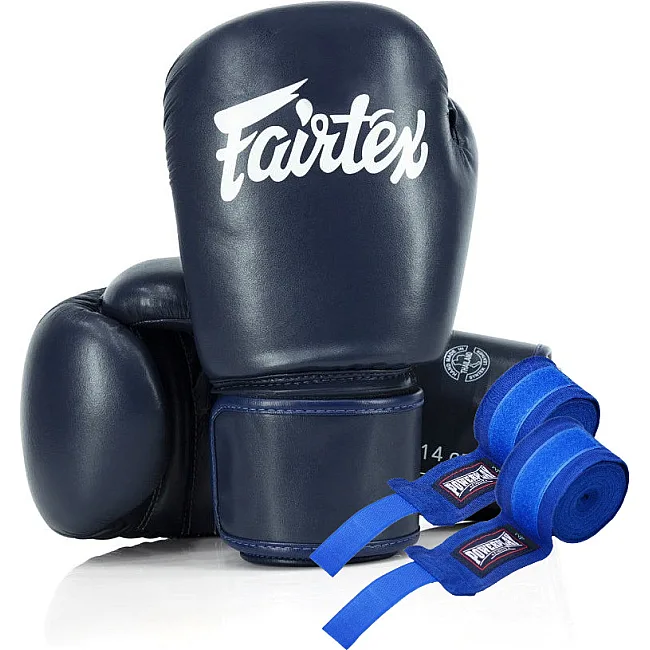 Боксерські рукавиці Fairtex BGV27 Blue (бинти в комплекті)