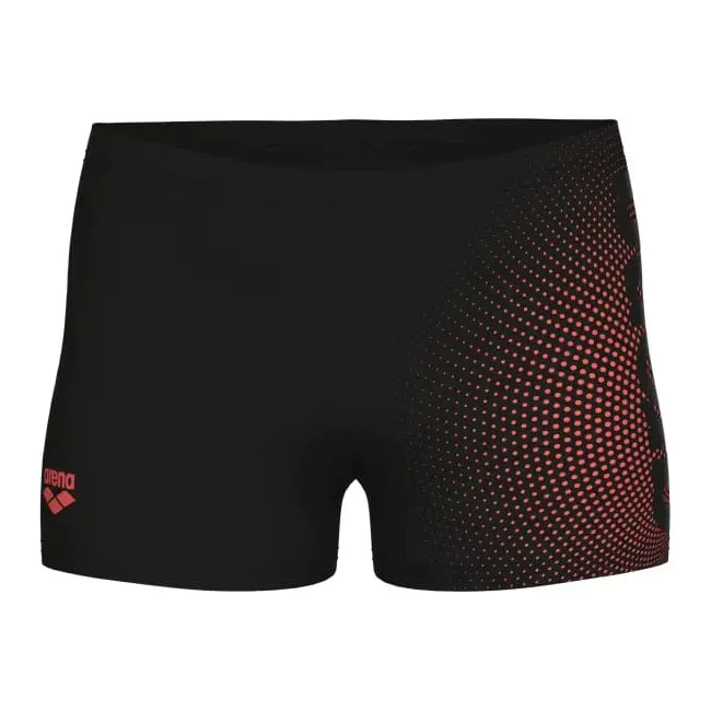 Плавки-шорты для мальчиков Arena DIM LIGHT SWIM SHORT черный, коралловый