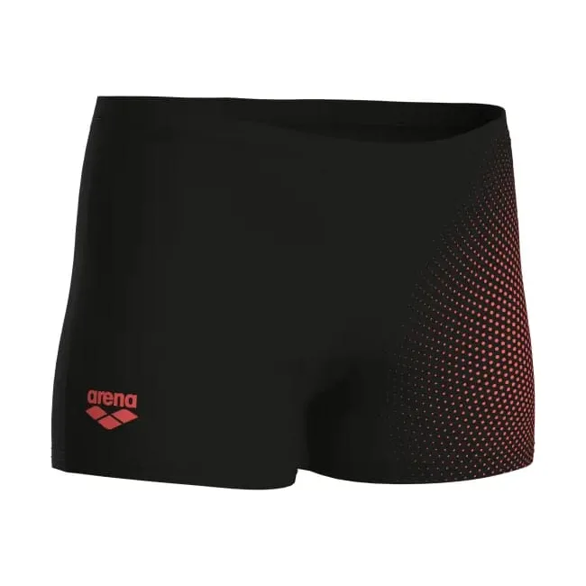 Плавки-шорты для мальчиков Arena DIM LIGHT SWIM SHORT черный, коралловый
