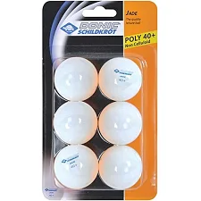 Мячи для настольного тенниса DONIC Jade ball 40+ 6 шт white