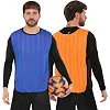 Манишка спортивная игровая двусторонняя с резинкой SP-SPORT CO-0792 (Синий-оранжевый)