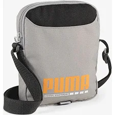 Сумка PUMA Plus Portable 1,5L черная, серая 15х3,5х19 см