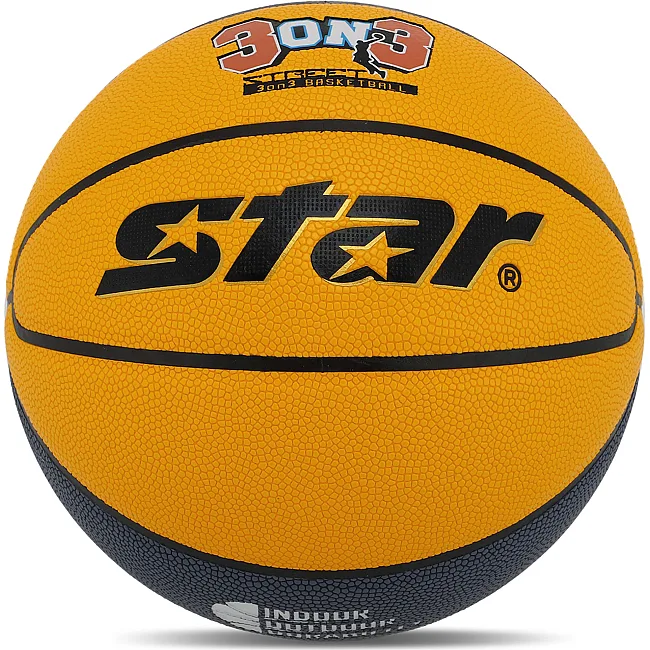 Баскетбольний м'яч
 STAR 3ON3 BB4146C-31
 6 (Жовтий-синій-білий)